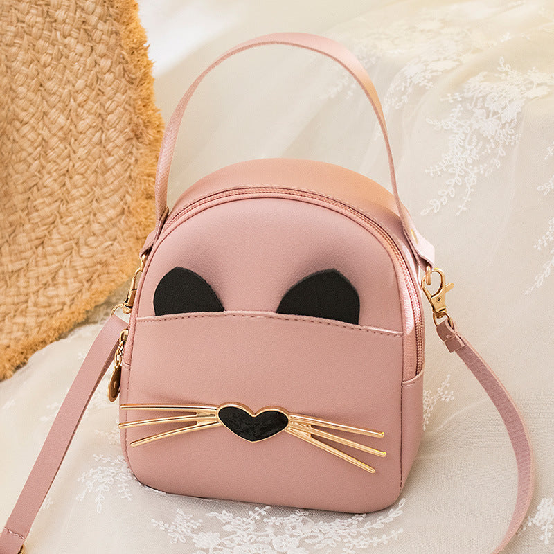 Wholesale Cute Cat PU Mini Backpack